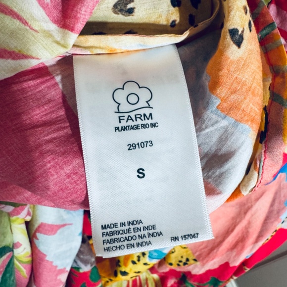 FARM Rio Colorful Tropical Midi Dress - Picture 12 of 15